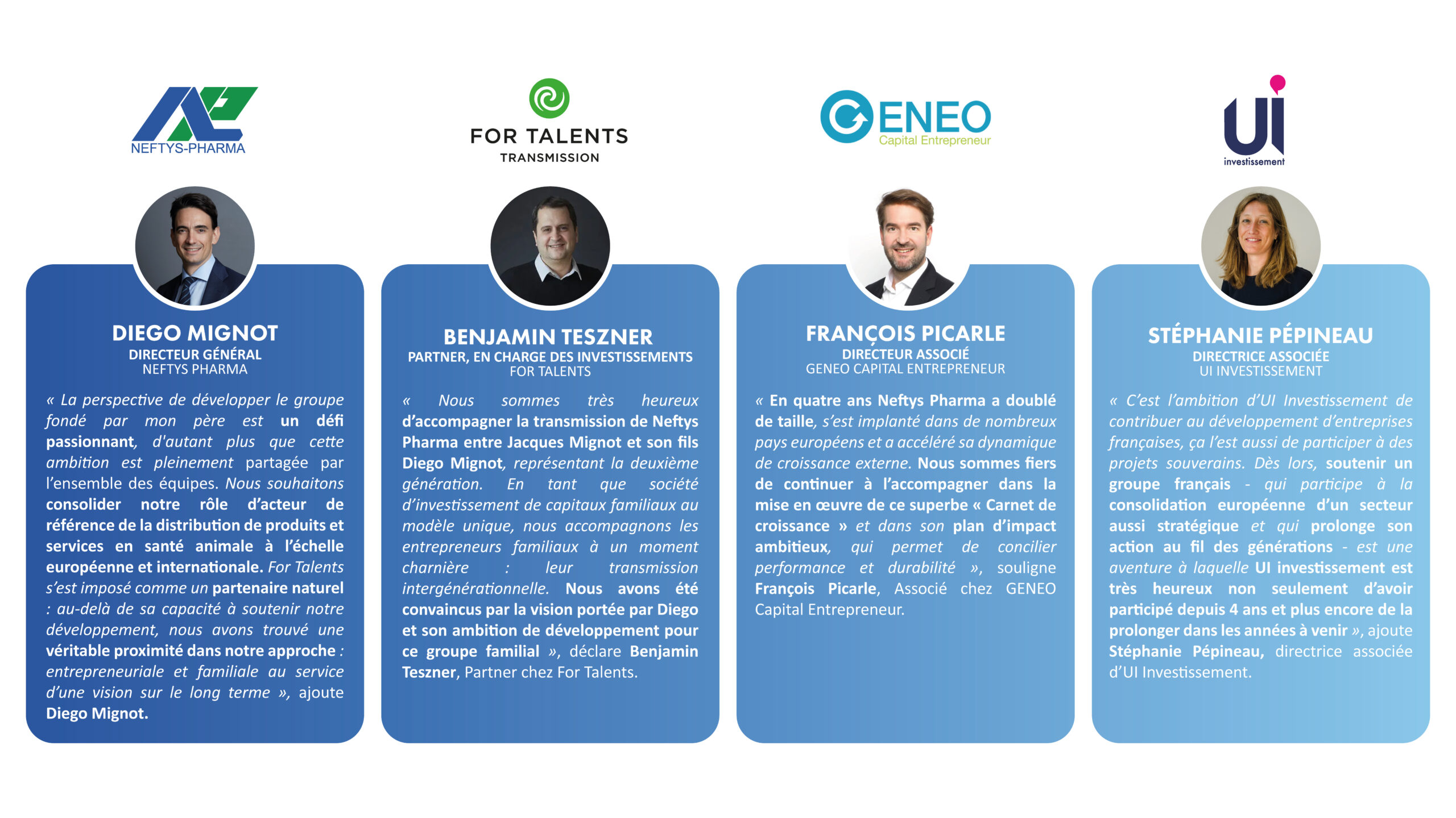 témoignages des dirigeants 